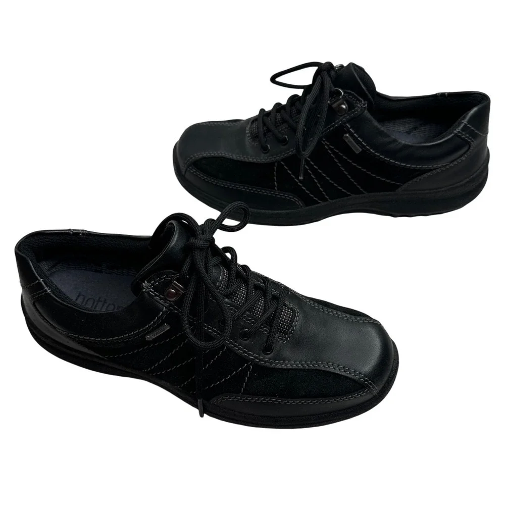 Hotter Comfort Concept Women's Gore-Tex Leather Suede Shoes Black UK 6 US 8